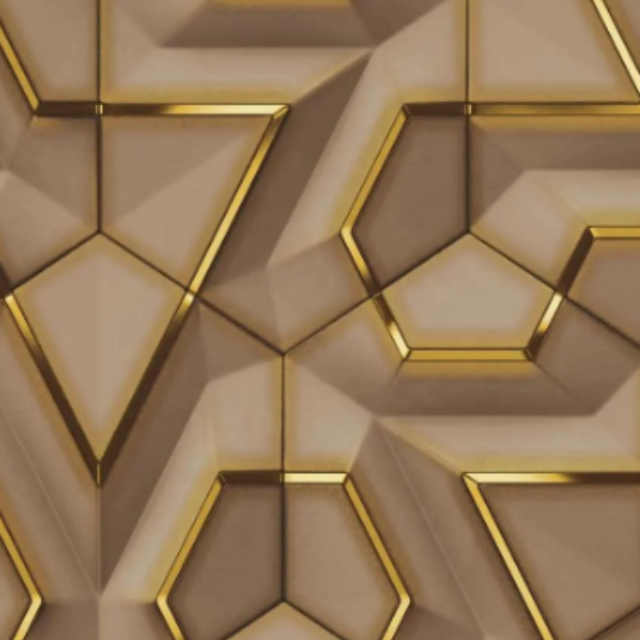 Interior wallpapers/wall coating geometric modern design waterproof vinyl non woven wall paper PVC 3d Wallpaper home decoration