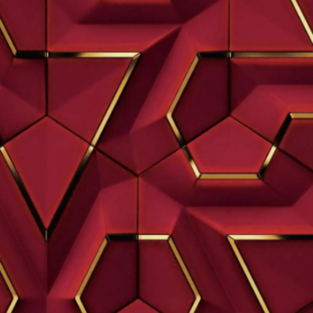 Interior wallpapers/wall coating geometric modern design waterproof vinyl non woven wall paper PVC 3d Wallpaper home decoration