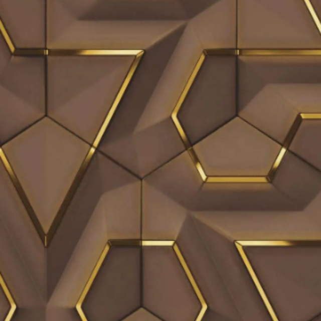 Interior wallpapers/wall coating geometric modern design waterproof vinyl non woven wall paper PVC 3d Wallpaper home decoration