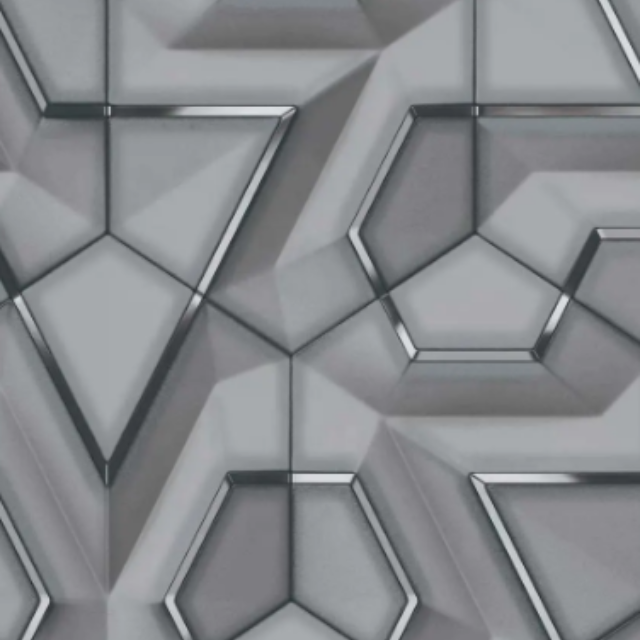 Interior wallpapers/wall coating geometric modern design waterproof vinyl non woven wall paper PVC 3d Wallpaper home decoration