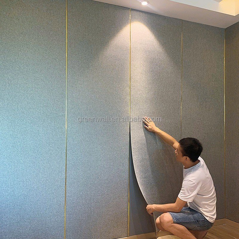 280cmx65cm Classical Linen Texture PVC Self-Adhesive Wallpaper Rolls Interior Decorative Wall Panels Peel Stick Wallpapers