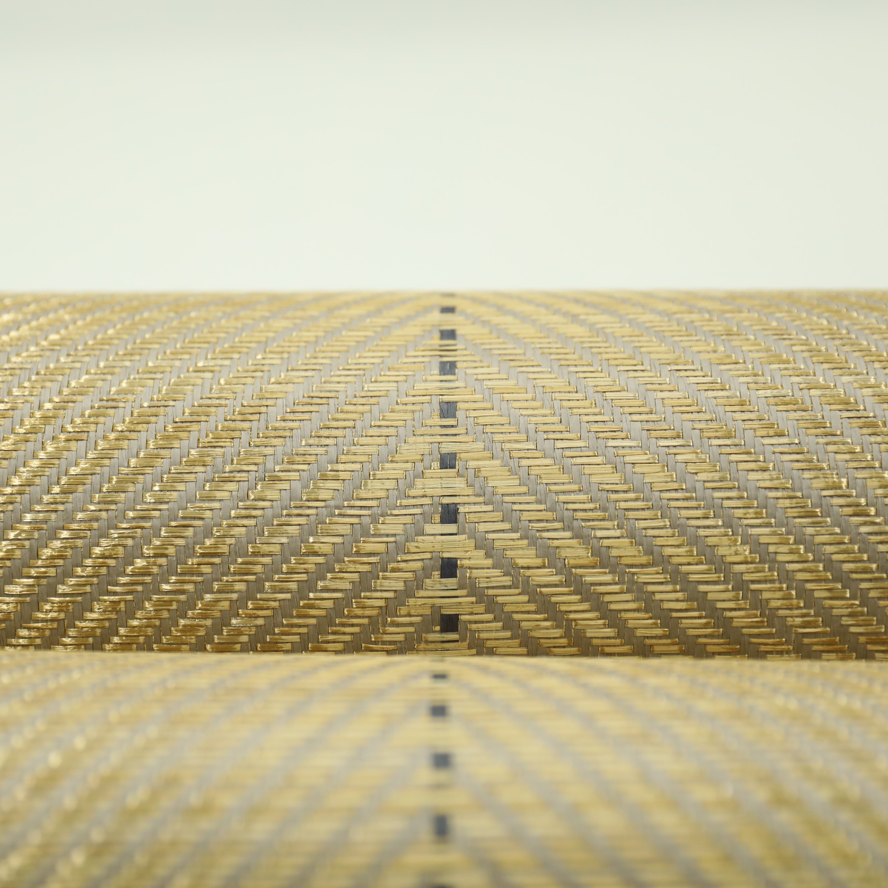MYWIND Chevron Chic Grasscloth & Textured Natural Wall Coverings Shining Sparkling and Gold Colors Wallpaper Double Rolls
