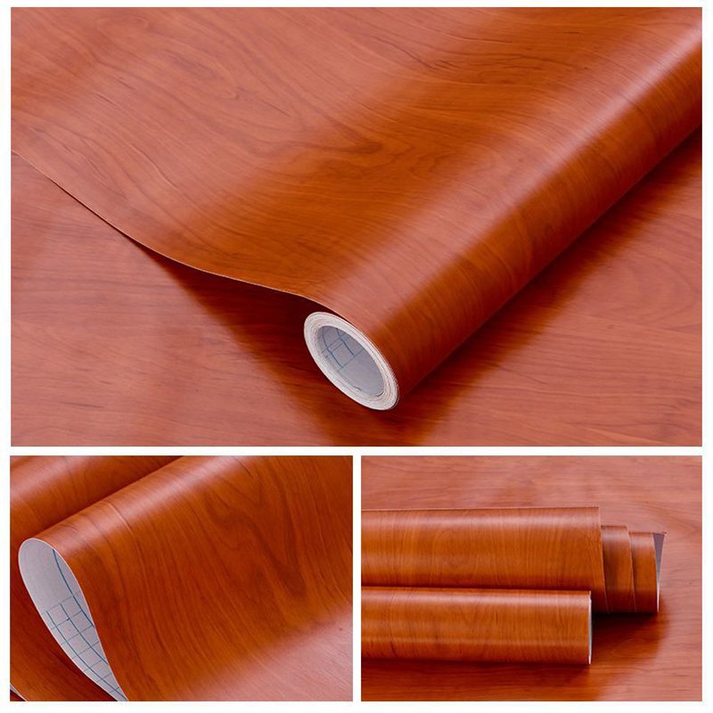 Dark Contact Paper Brown Removable Rustic Wood Grain Self Adhesive Vintage Distressed Texture Plank Wood Wallpaper