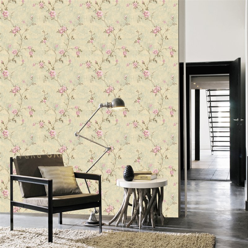 In stock Vinyl Wallpaper Sticker Pvc Wall Paper Rolls Wall Coating For Home Decor