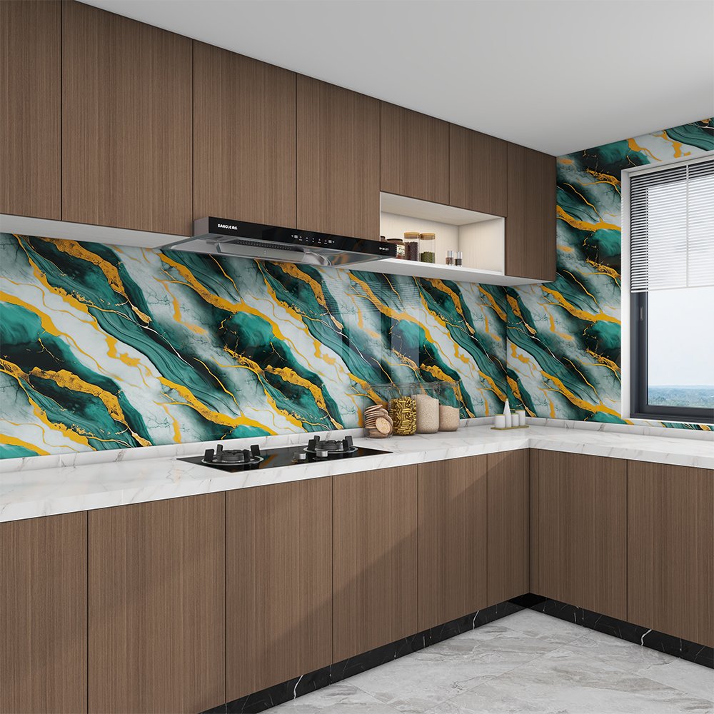 3D Self-Adhesive Waterproof Wall Paper Unique Modern Design for Home Living Room Bedroom Enhances Interior Decor Home Decoration