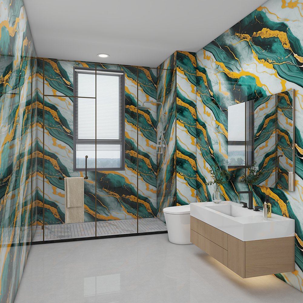 3D Self-Adhesive Waterproof Wall Paper Unique Modern Design for Home Living Room Bedroom Enhances Interior Decor Home Decoration