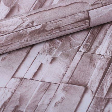 quick delivery Brick and stone pvc wallpaper self-adhesive Wallpaper peel and stick wallpaper rolls