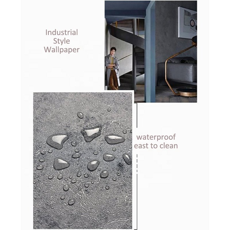 wall foam sticker Industrial style tile selfadhesive wallpaper sticker home decoration waterproof 3d diy peeling wallpaper rolls