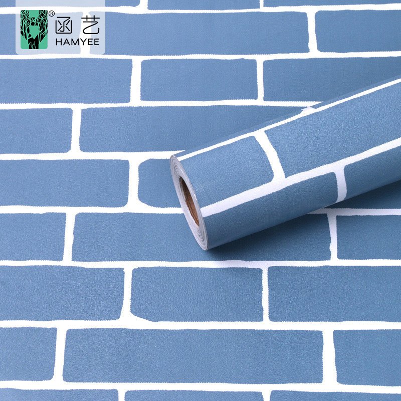 Hot selling decorative contact paper peel and stick 3d brick wallpaper