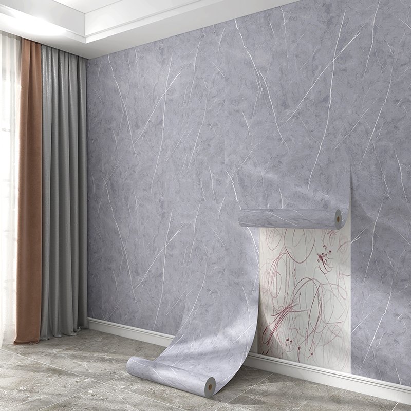 Manufacturer PVC Self Adhesive Peel and Stick 0.6*3m Modern Marble Texture Pattern Wallpaper Roll