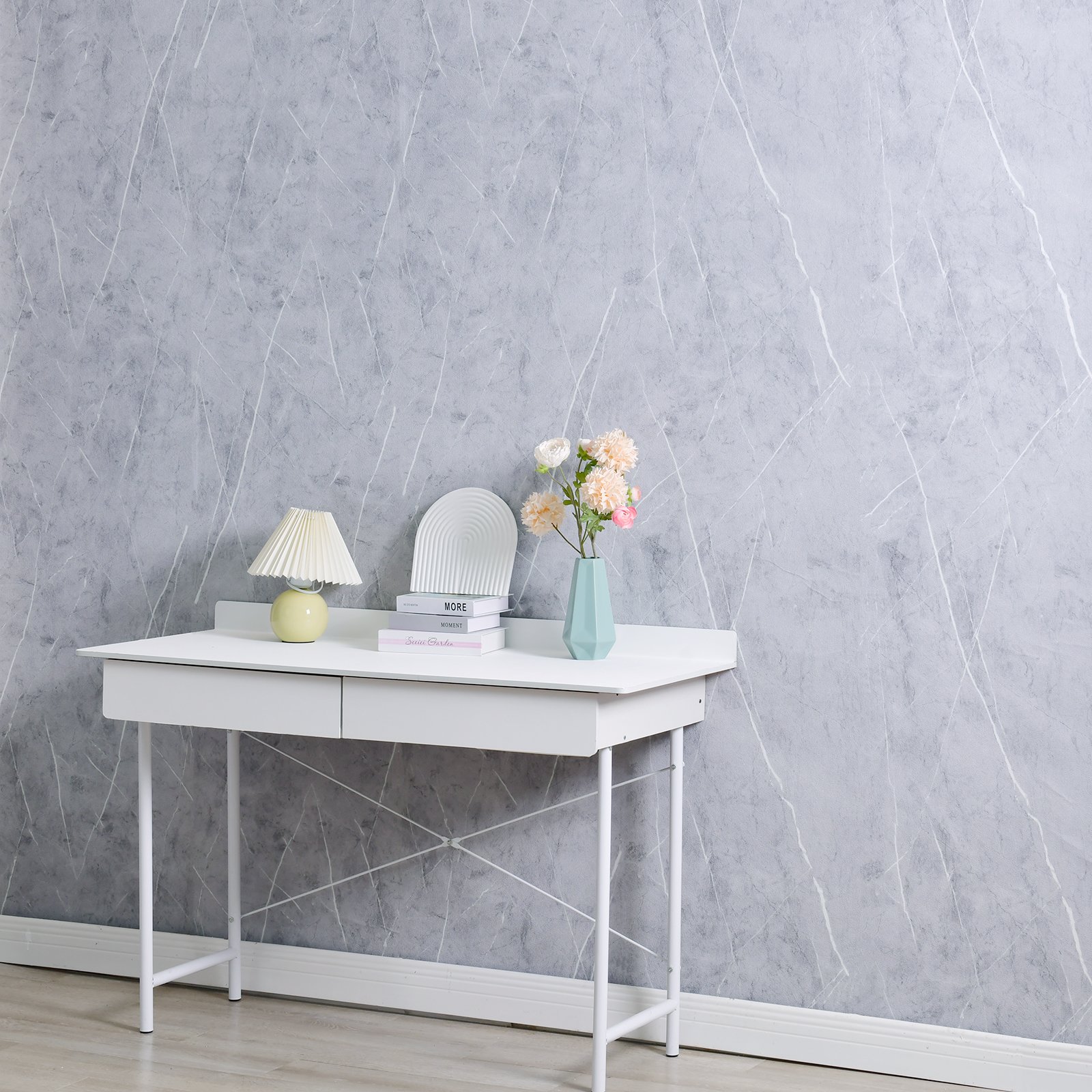 Manufacturer PVC Self Adhesive Peel and Stick 0.6*3m Modern Marble Texture Pattern Wallpaper Roll