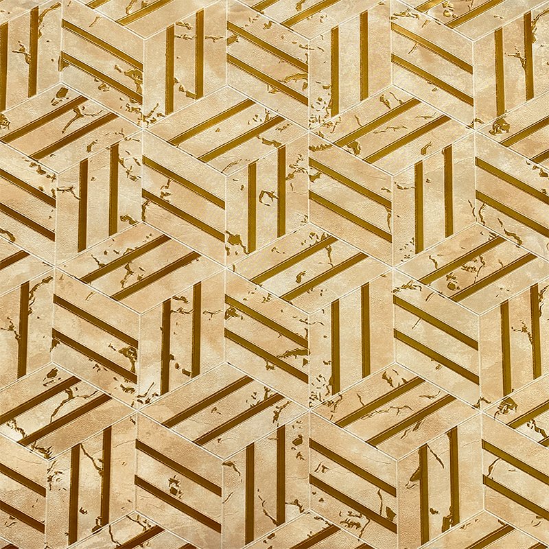3D geometric pattern home decoration luxury wallpaper bedroom living room hotel background wall wallpaper roll
