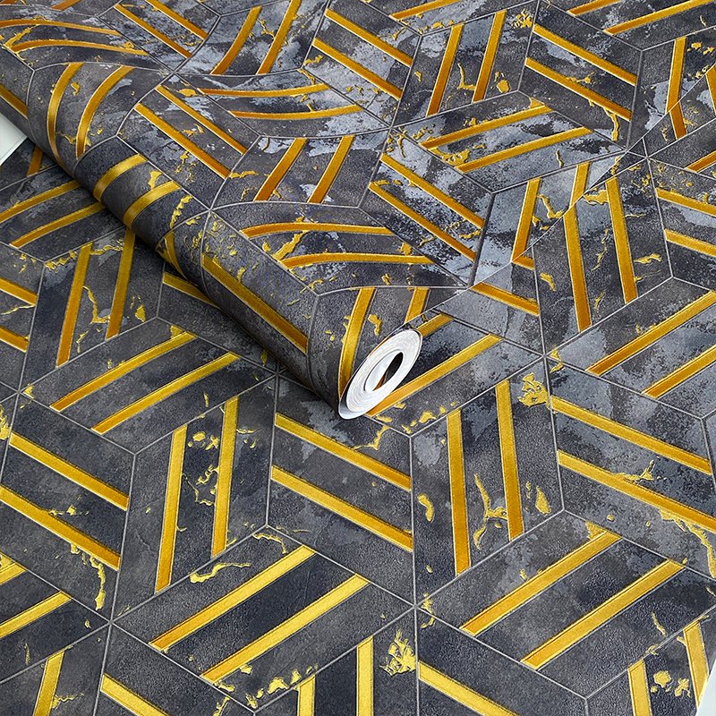 3D geometric pattern home decoration luxury wallpaper bedroom living room hotel background wall wallpaper roll