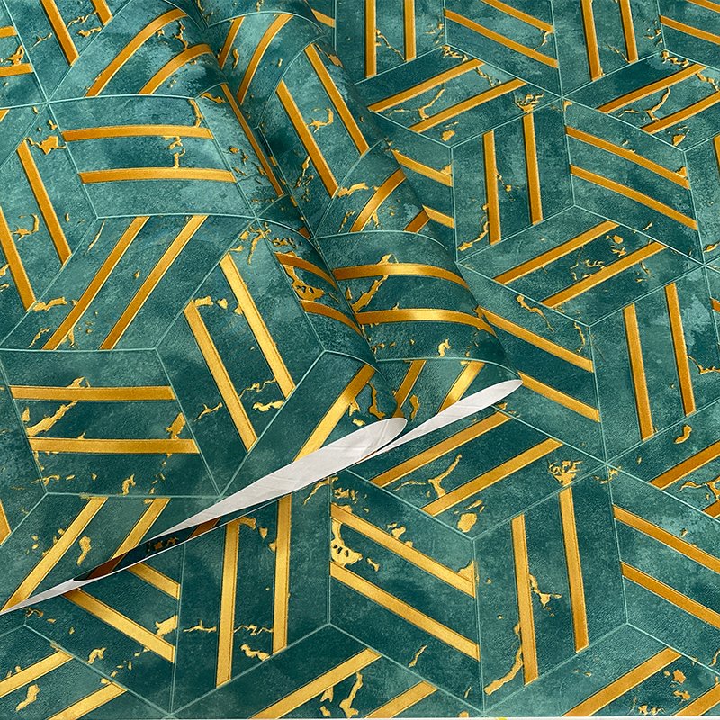 3D geometric pattern home decoration luxury wallpaper bedroom living room hotel background wall wallpaper roll