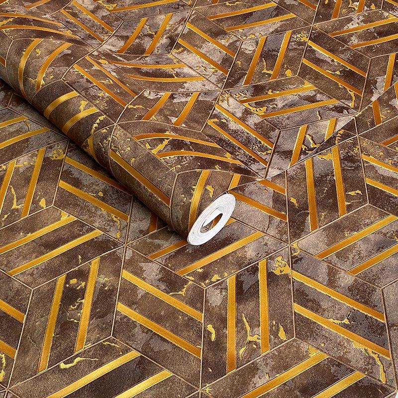 3D geometric pattern home decoration luxury wallpaper bedroom living room hotel background wall wallpaper roll