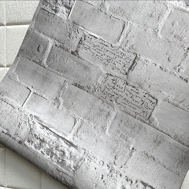 Low price Modern 3D Brick PVC Self-Adhesive Wallpaper Waterproof Stone Wall Paper Rolls for living room