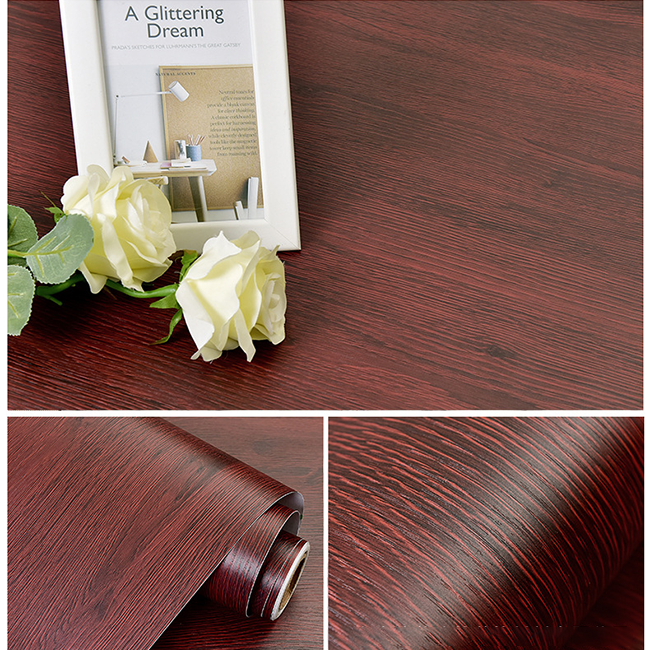 Wood Wallpaper Peel and Stick Wall paper Light Wood Grain Contact Paper for Cabinets Self Adhesive Wallpaper Rolls Removable