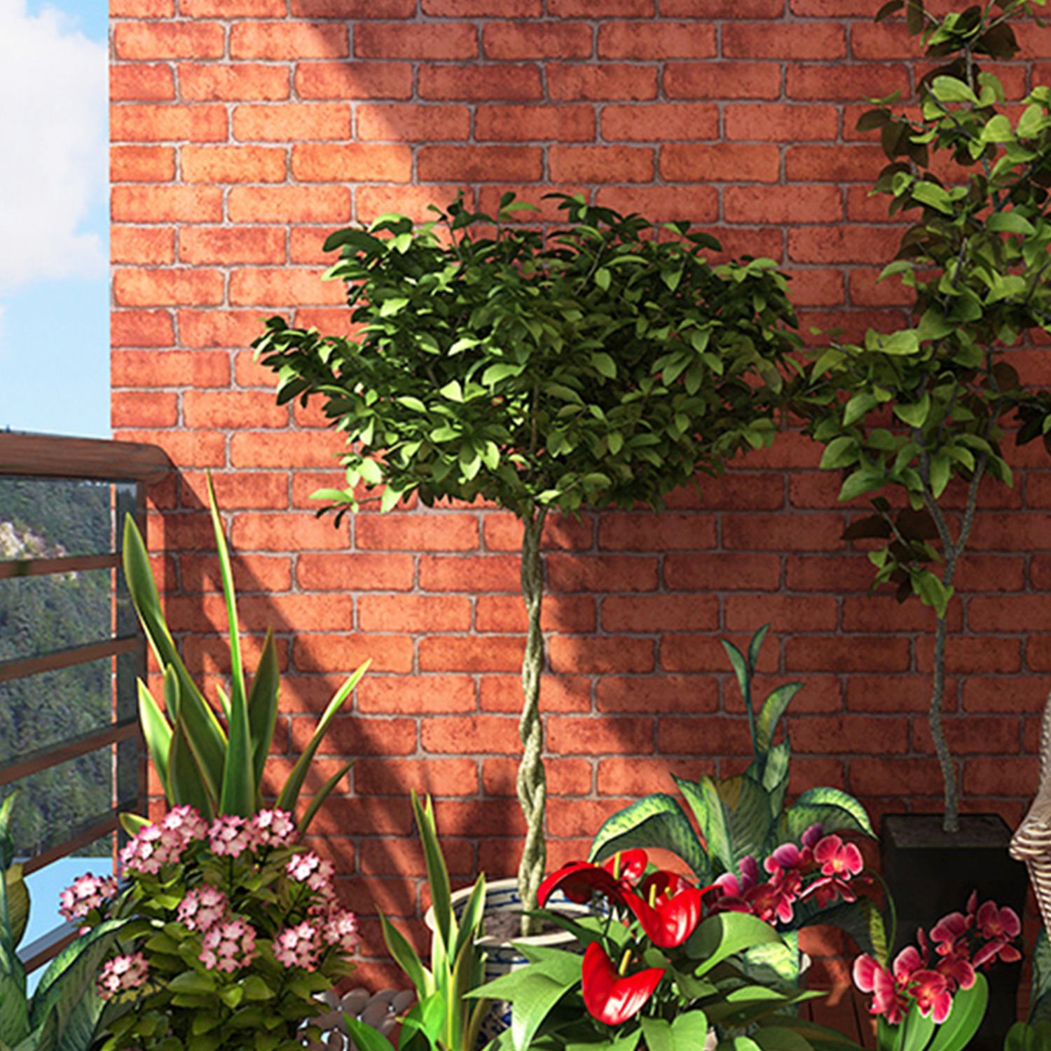 Wholesale Self Adhesive Wallpaper Rolls Waterproof Vinyl 3D Stone Brick Peel And Stick Wall Sticker For Interior Decor