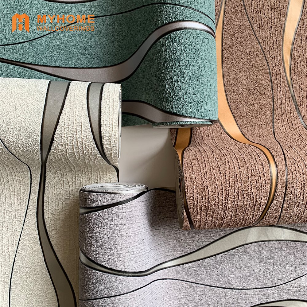 High Recommend Popular Suede Wallpaper For Living Room