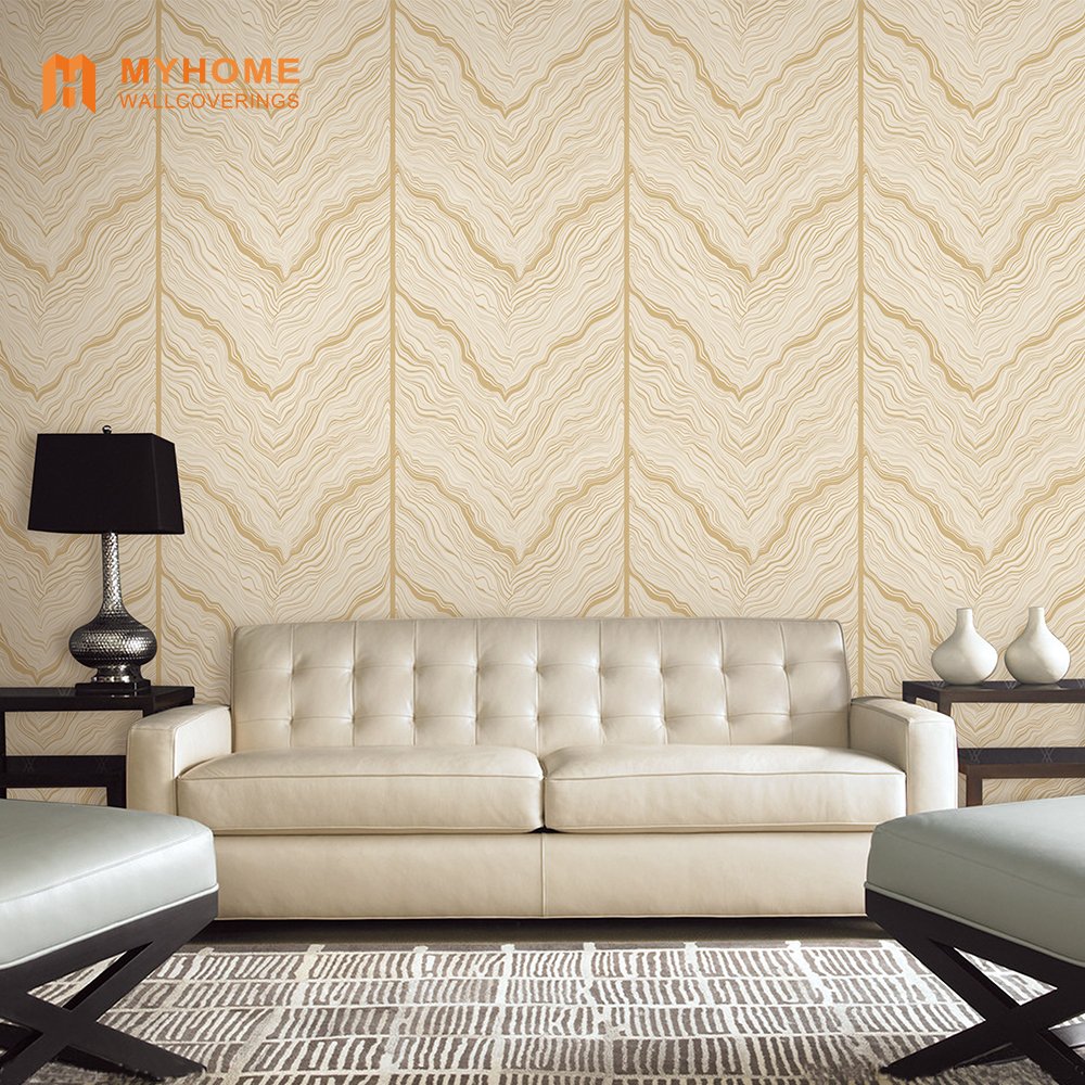 High Recommend Popular Suede Wallpaper For Living Room