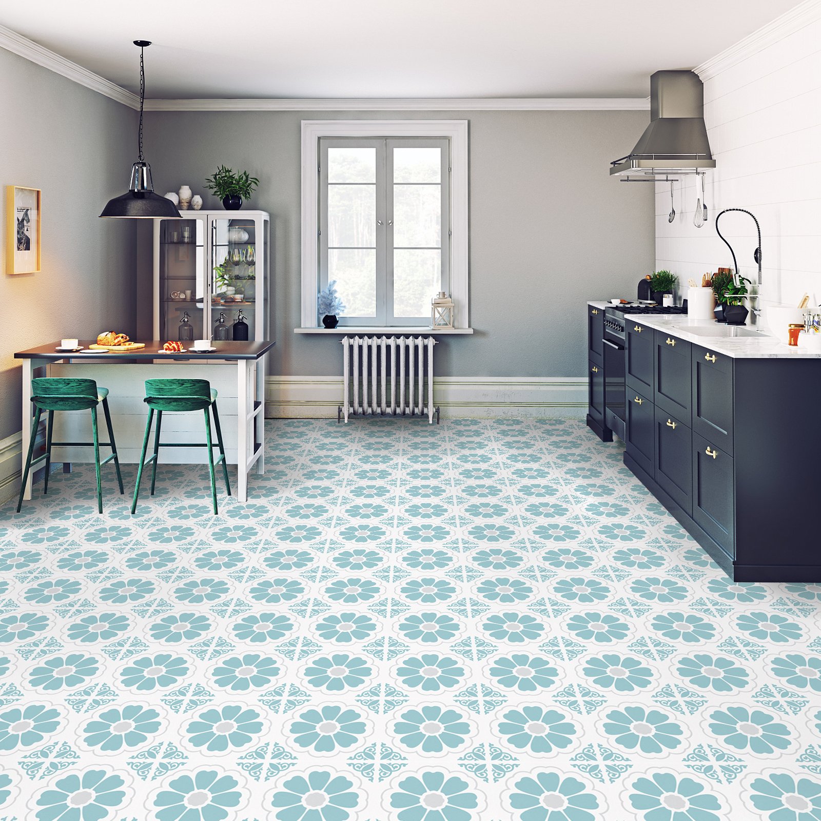 House Decoration Soft Soundproof Floor Paper Self-adhesive Flooring Stickers Tiles DIY Floor Tiles 30*30CM