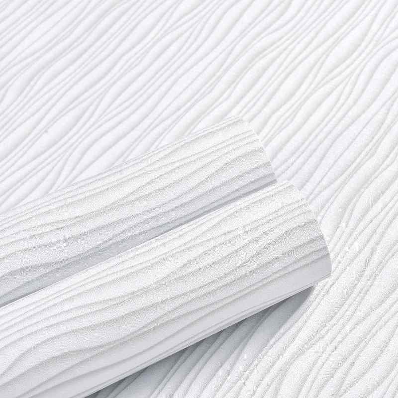 Modern 3D Wall Panel Decoration Wallpaper Roll Decor 3D Cloud Ripple with Stamp Finished Stainless Steel Waterproof Wall Paper