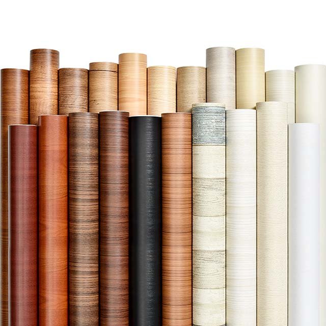 10M Wholesale High Quality Ready to Ship Wood Printed Sticker Wall Paper Modern Striped Cheap Wallpaper Rolls For Home