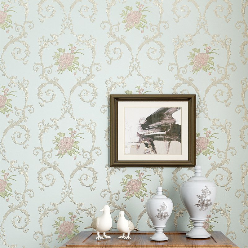 3d pink floral embossed mural wallpaper home decoration flower wallpaper rolls for living room luxury