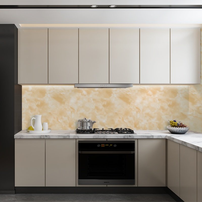 Removable Home Decorative Waterproof PVC Marble Wall Sticker 3d Design Contact Wallpaper For Home Kitchen Countertop