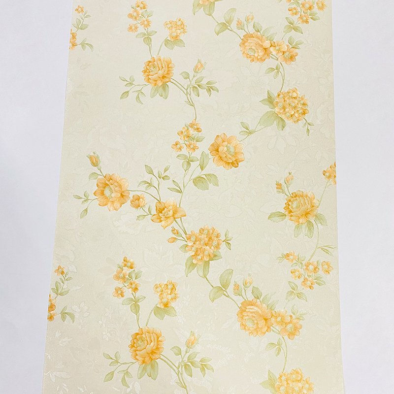 American countryside 3D plant and flower wallpaper bedroom living room dining room background wall beautiful wallpaper