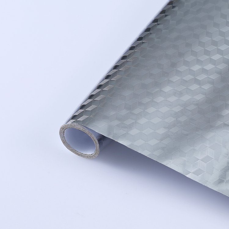 Kitchen Aluminum Foil Wallpaper Metallic appearance