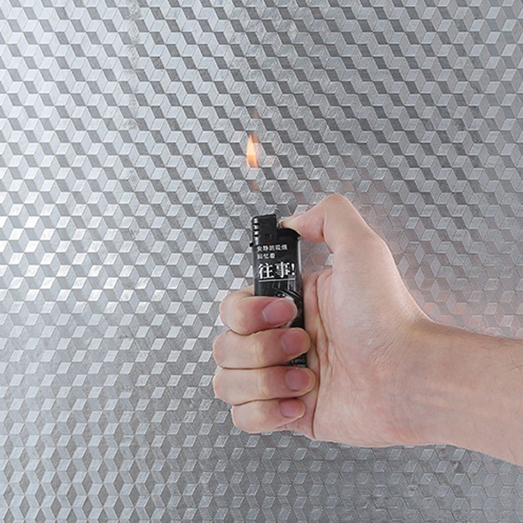 Kitchen Aluminum Foil Wallpaper Metallic appearance