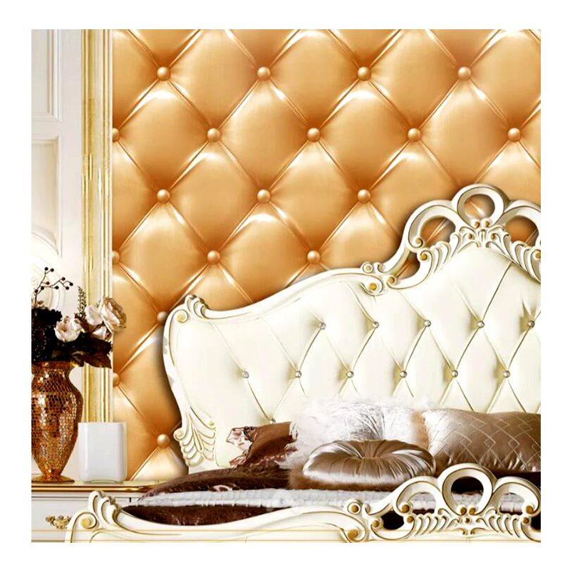 Modern Simple Soft Wrapped PVC Vinyl Wallpaper Rolls for Living Room Bedroom Hotel Bar Background Wall Decoration Factory Outlet