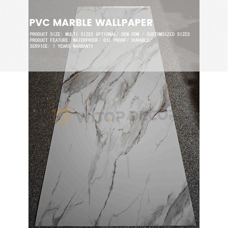 1220*3000mm soft material self adhesive marble wall rolls for interior wall decor