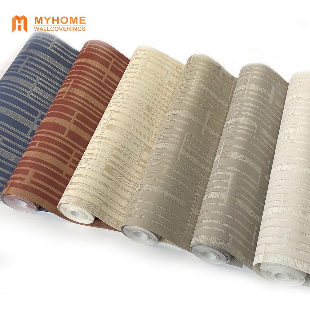 Guangzhou Ready Stock Geometric Black Wallpaper Rolls Others Wallpapers/Wall Panels
