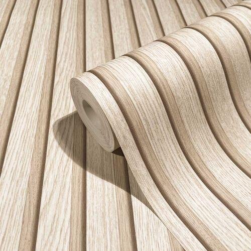 Wholesale Wallpaper Wall Murals PVC 3D Wallpaper Home Decor Wallpaper Wooden Texture Wallcovering