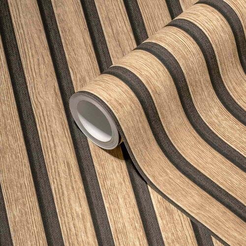 Wholesale Wallpaper Wall Murals PVC 3D Wallpaper Home Decor Wallpaper Wooden Texture Wallcovering