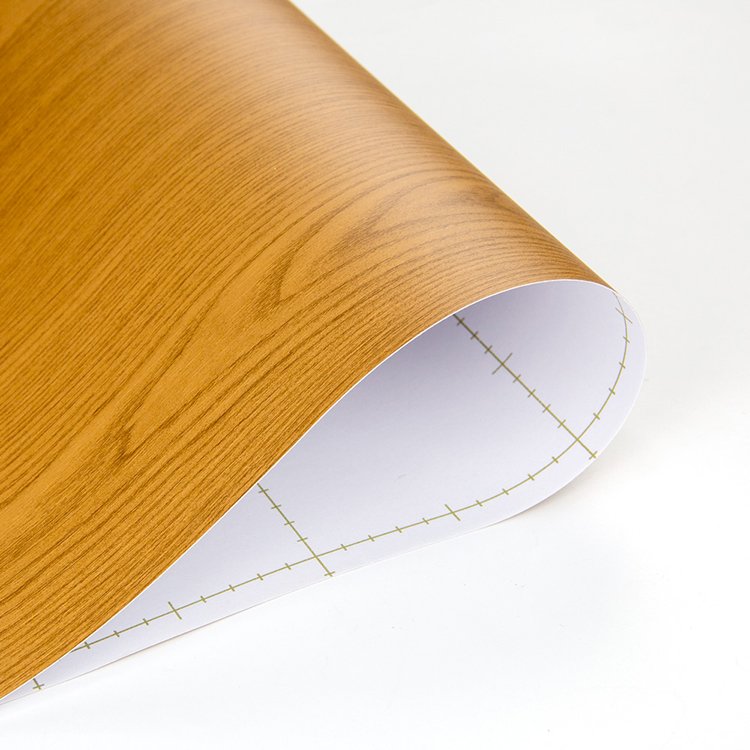 Thicken Vinyl 3D Adhesive PVC Wallpaper Modern Wood Grain Packed in rolls embossed pvc film pvc foil vacuum press membrane