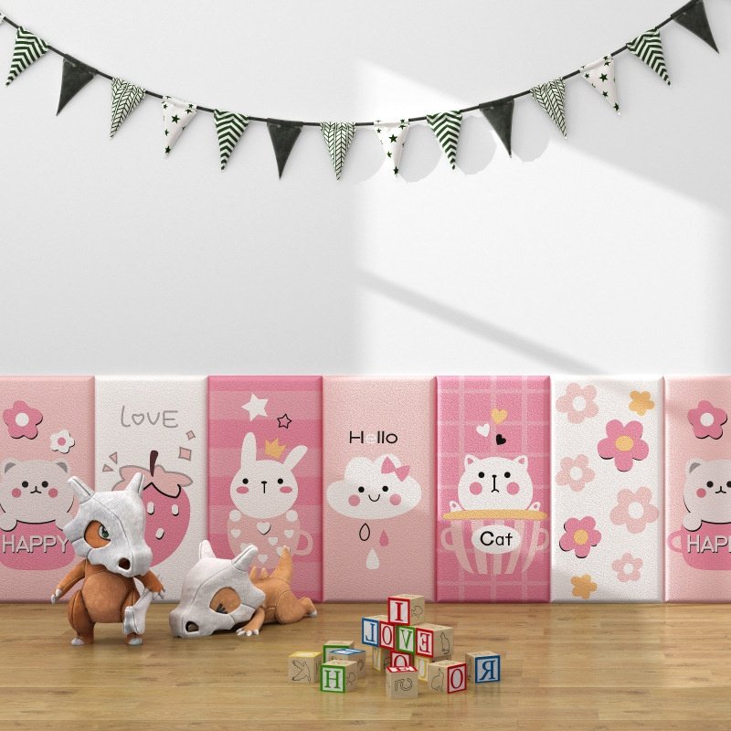 XPE Foam Wall Stickers Self Adhesive Bedroom Kindergarten Sticker Cartoon 3d Super Cute Wallpaper Waterproof Moistureproof