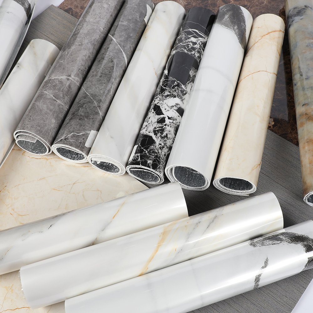 60/120*300cm self adhesive pvc kitchen sticker floor marble sticker roll marble wallpaper