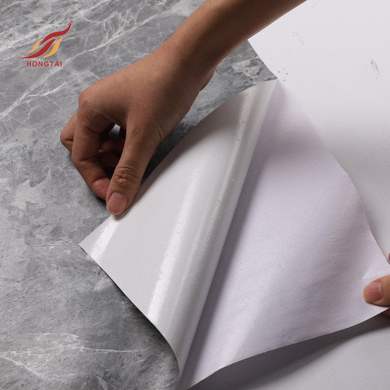 Office Decoration Internal Grey Color Wall Paper Rolls Plaster Coating PVC Vinyl Cement Wallpaper