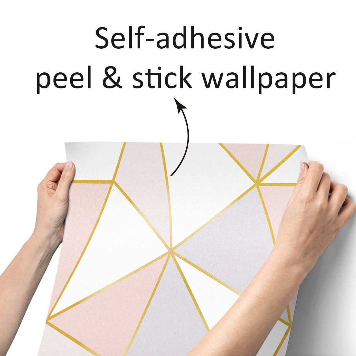 Wallpaper self-pasting simple gray purple pink blue white wallpaper self-adhesive home moisture-proof wallpaper