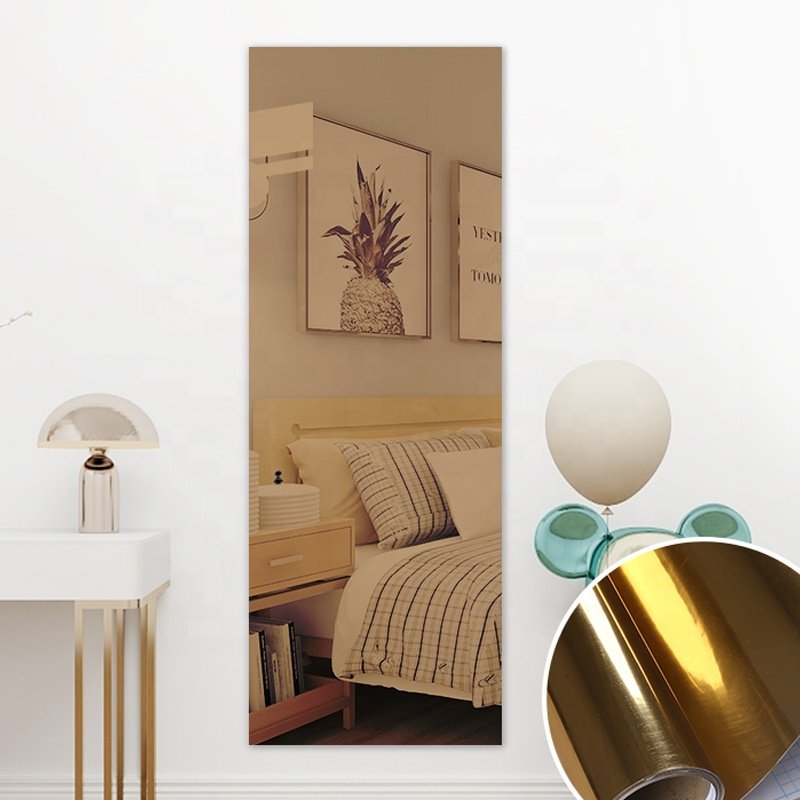 Miroor sticker DIY mirror film removable pvc wallpaper home decor