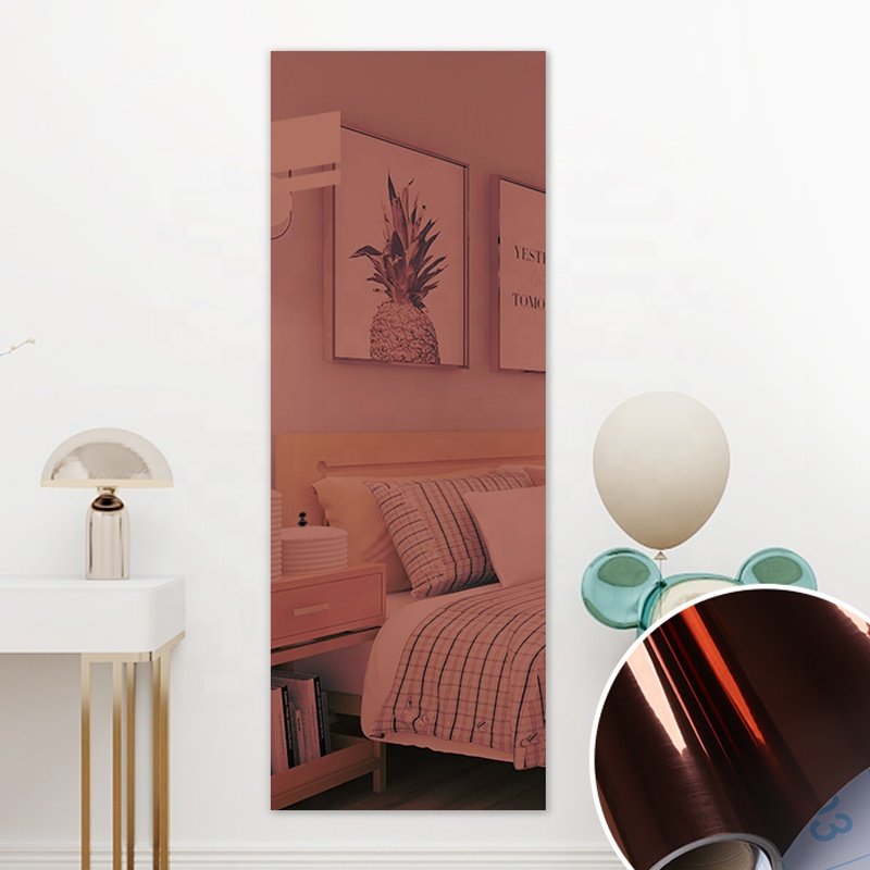 Miroor sticker DIY mirror film removable pvc wallpaper home decor