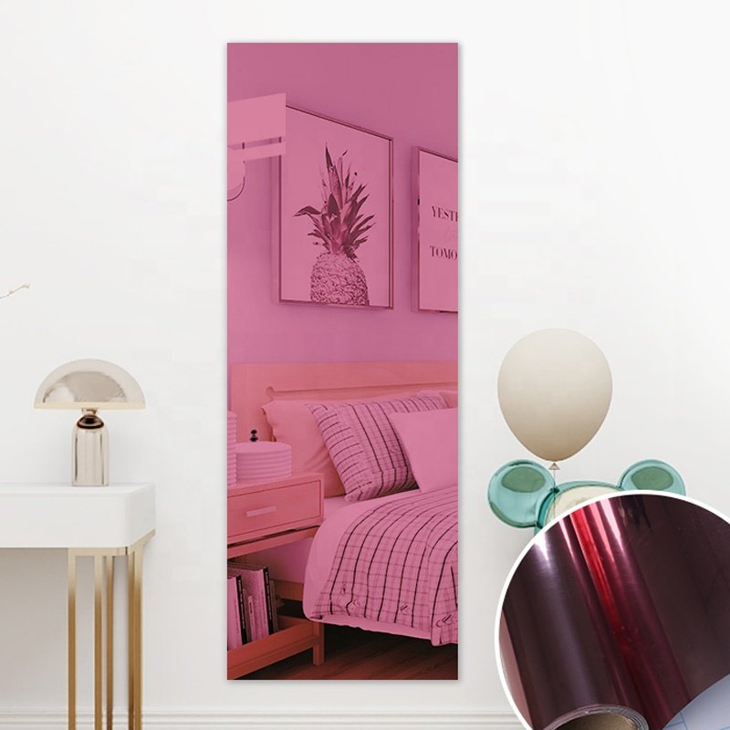 Miroor sticker DIY mirror film removable pvc wallpaper home decor