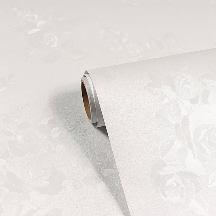 Flowers Pvc Self Adhesive Waterproof Wallpaper Peel and Stick Wall Covering Home Decoration Wallpaper Rolls