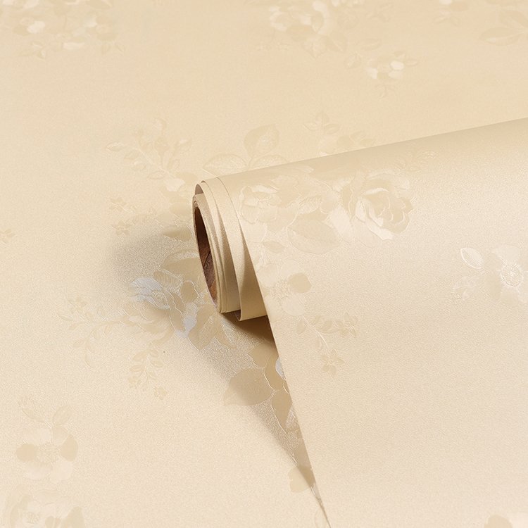 Flowers Pvc Self Adhesive Waterproof Wallpaper Peel and Stick Wall Covering Home Decoration Wallpaper Rolls
