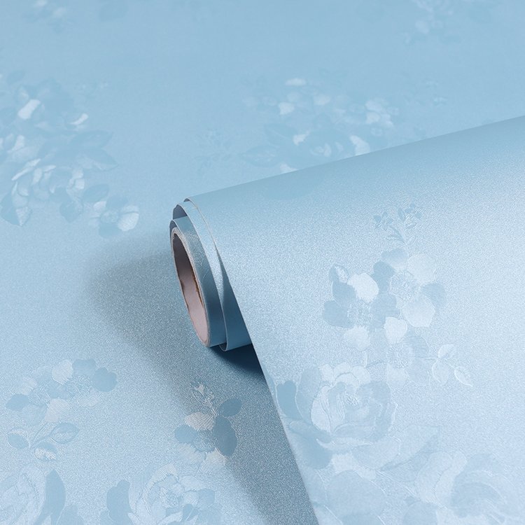 Flowers Pvc Self Adhesive Waterproof Wallpaper Peel and Stick Wall Covering Home Decoration Wallpaper Rolls