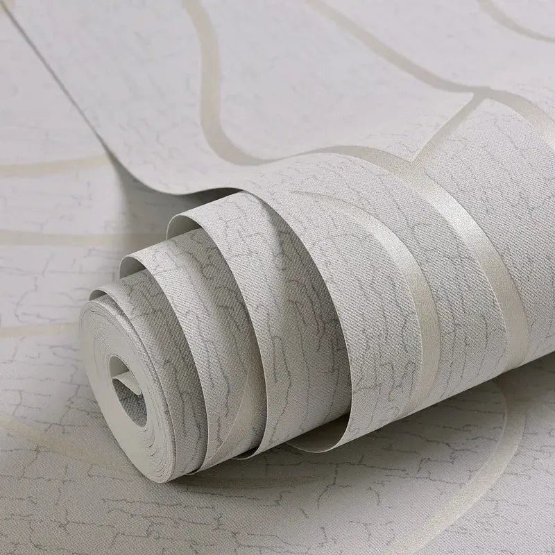 High-Quality Modern 3D Non-Woven Wallpaper for Living Room and TV Background Wall Decoration