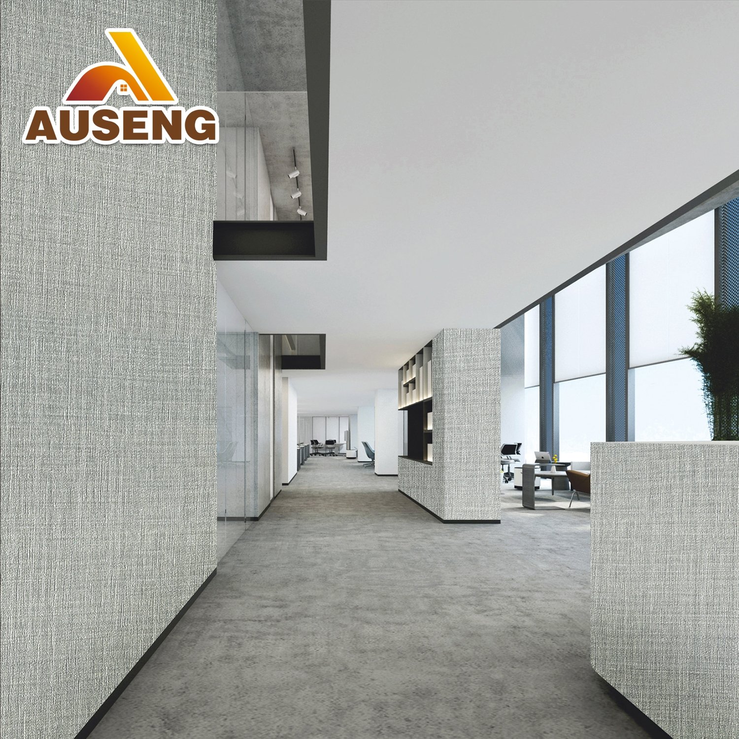 Hot Sale Waterproof PVC Vinyl Wallpaper Popular Hospital Project Fabric Wallcovering for Wall Decoration Hot Sale Wall Panels